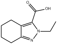 2-ETHYL-4,5,6,7-TETRAHYDRO-2H-INDAZOLE-3-CARBOXYLIC ACID Struktur