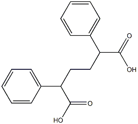 2,5-DIPHENYLADIPIC ACID Struktur