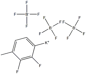 (2,3-DIFLUORO-4-METHYLPHENYL) POTASSIUMTRIFLUOROBORATE Struktur