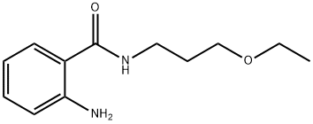 2-AMINO-N-(3-ETHOXYPROPYL)BENZAMIDE Struktur