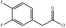 3,4-DIFLUOROPHENYLACETYL CHLORIDE Struktur