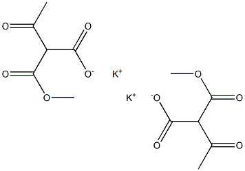 ACETONE DICARBOXYLIC ACID, MONOMETHYL ESTER, DIPOTASSIUM SALT Struktur