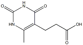 3-(6-METHYL-2,4-DIOXO-1,2,3,4-TETRAHYDROPYRIMIDIN-5-YL)PROPANOIC ACID Struktur