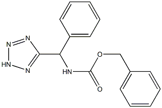 BENZYL [PHENYL(2H-TETRAZOL-5-YL)METHYL]CARBAMATE Struktur