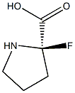 2-FLUORO-L-PROLINE Struktur