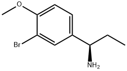 (1R)-1-(3-BROMO-4-METHOXYPHENYL)PROPYLAMINE Struktur