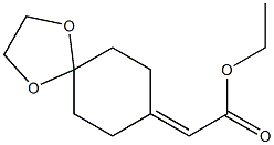 (1,4-DIOXA-SPIRO[4.5]DEC-8-YLIDENE)-ACETIC ACID ETHYL ESTER Struktur