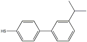 4-(3-ISOPROPYLPHENYL)THIOPHENOL Struktur