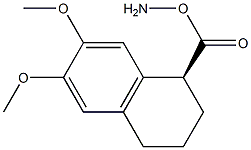 (1S)-1-AMINO-6,7-DIMETHOXY-1,2,3,4-TETRAHYDRONAPHTHALENECARBOXYLIC ACID Struktur