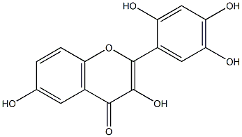 3,6,2',4',5'-PENTAHYDROXYFLAVONE Struktur