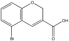 5-BROMO-2H-CHROMENE-3-CARBOXYLIC ACID Struktur