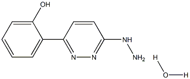 2-(6-HYDRAZINOPYRIDAZINE-3-YL)PHENOL, MONOHYDRATE Struktur