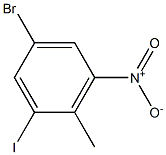 4-BROMO-2-IODO-6-NITROTOLUENE Struktur