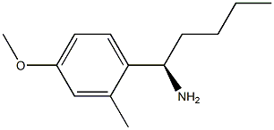 (1R)-1-(4-METHOXY-2-METHYLPHENYL)PENTYLAMINE Struktur