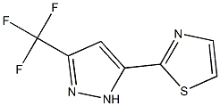 5-(2-THIAZOLYL)-3-(TRIFLUOROMETHYL)PYRAZOLE Struktur