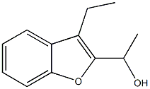 1-(3-ETHYL-1-BENZOFURAN-2-YL)ETHANOL Struktur