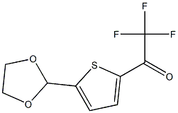 5-(1,3-DIOXOLAN-2-YL)-2-THIENYL TRIFLUOROMETHYL KETONE Struktur