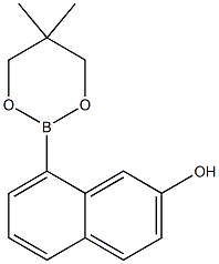 8-(5,5-DIMETHYL-1,3,2-DIOXABORINAN-2-YL)-2-NAPHTHOL Struktur