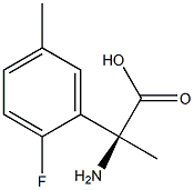 (2S)-2-AMINO-2-(2-FLUORO-5-METHYLPHENYL)PROPANOIC ACID Struktur