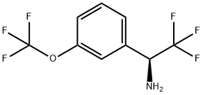 (1S)-2,2,2-TRIFLUORO-1-[3-(TRIFLUOROMETHOXY)PHENYL]ETHYLAMINE Struktur