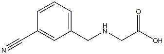 [(3-CYANOBENZYL)AMINO]ACETIC ACID Struktur