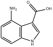 4-AMINOINDOLE-3-CARBOXYLIC ACID Struktur