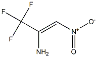 2-AMINO-3,3,3-TRIFLUORO-1-NITROPROPENE Struktur