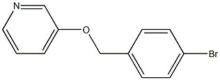 4-BROMOBENZYL-(3-PYRIDYL)ETHER Struktur