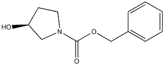 (S)-1-BENZYLOXYCARBONYL-3-PYRROLIDINOL Struktur