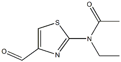 N-ETHYL-N-(4-FORMYL-1,3-THIAZOL-2-YL)ACETAMIDE Struktur