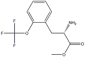 METHYL (2S)-2-AMINO-3-[2-(TRIFLUOROMETHOXY)PHENYL]PROPANOATE Struktur