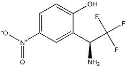 2-((1S)-1-AMINO-2,2,2-TRIFLUOROETHYL)-4-NITROPHENOL Struktur