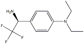 [4-((1S)-1-AMINO-2,2,2-TRIFLUOROETHYL)PHENYL]DIETHYLAMINE Struktur