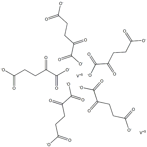 VANADIUM ALPHA KETOGLUTARATE Struktur