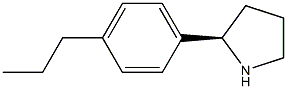 (2R)-2-(4-PROPYLPHENYL)PYRROLIDINE Struktur