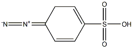 4-DIAZOBENZENE SULFONIC ACID, [RING-14C(U)] Struktur