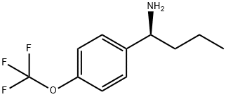 (1S)-1-[4-(TRIFLUOROMETHOXY)PHENYL]BUTYLAMINE Struktur