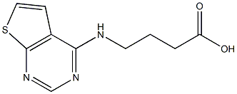 4-(THIENO[2,3-D]PYRIMIDIN-4-YLAMINO)BUTANOIC ACID Struktur