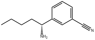 3-((1R)-1-AMINOPENTYL)BENZENECARBONITRILE Struktur