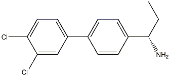 (1S)-1-[4-(3,4-DICHLOROPHENYL)PHENYL]PROPYLAMINE Struktur