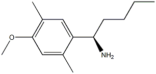 (1R)-1-(4-METHOXY-2,5-DIMETHYLPHENYL)PENTYLAMINE Struktur