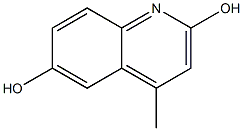 2,6-DIHYDROXY-4-METHYLQUINOLINE Struktur