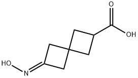 6-(HYDROXYIMINO)SPIRO[3.3]HEPTANE-2-CARBOXYLIC ACID Struktur