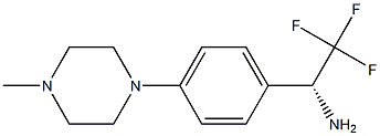 (1R)-2,2,2-TRIFLUORO-1-[4-(4-METHYLPIPERAZINYL)PHENYL]ETHYLAMINE Struktur