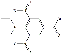 3,5-DINITRO-4-DIETHYLAMINO-BENZOIC ACID Struktur