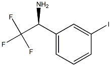 (1S)-2,2,2-TRIFLUORO-1-(3-IODOPHENYL)ETHYLAMINE Struktur