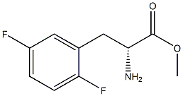 METHYL (2R)-2-AMINO-3-(2,5-DIFLUOROPHENYL)PROPANOATE Struktur