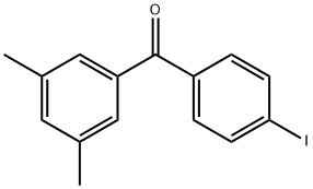 3,5-DIMETHYL-4'-IODOBENZOPHENONE Struktur