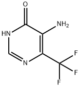 5-AMINO-6-(TRIFLUOROMETHYL)PYRIMIDIN-4-OL Struktur