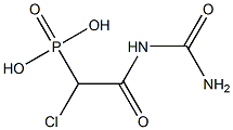 2-((AMINOCARBONYL)AMINO)-1-CHLORO-2-OXOETHYLPHOSPHONIC ACID Struktur